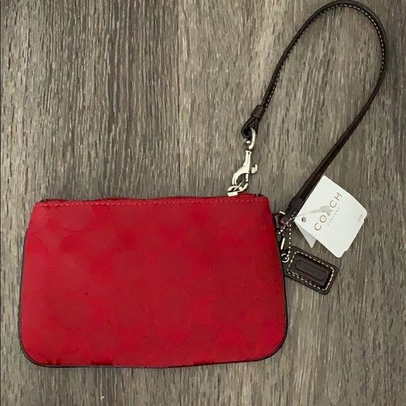 Red Coach wallet - Picture 3 of 4